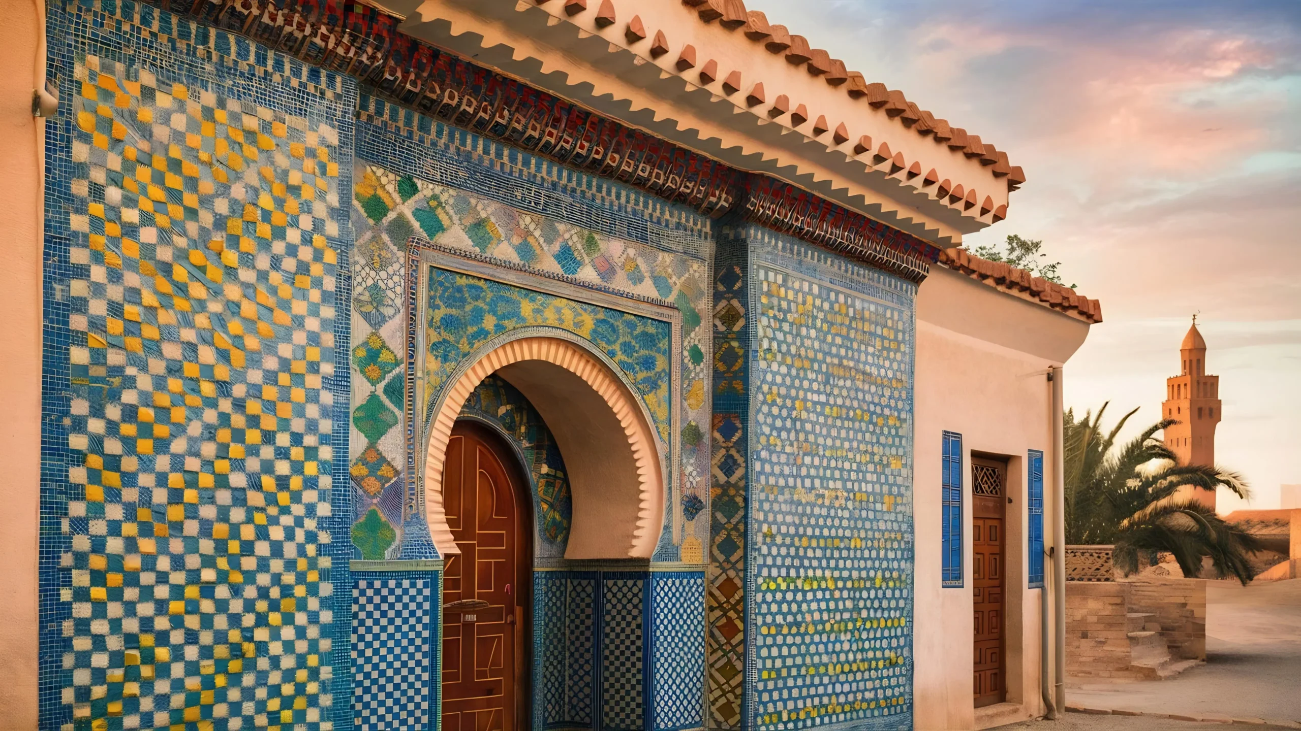 traditional-moroccan-mosaic-geometric-pattern-facade-house-meknes